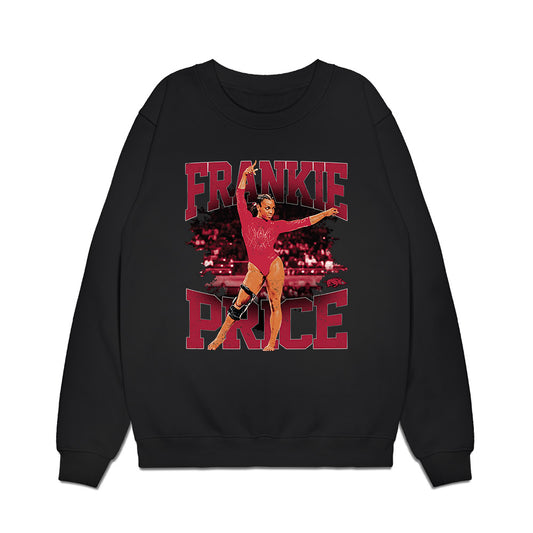 Arkansas - NCAA Women's Gymnastics : Frankie Price - Premium Crewneck Sweatshirt-0