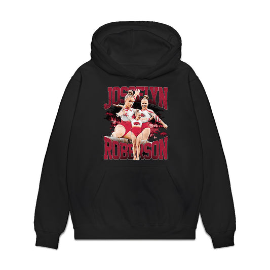 Arkansas - NCAA Women's Gymnastics : Joscelyn Roberson - Premium Hooded Sweatshirt-0