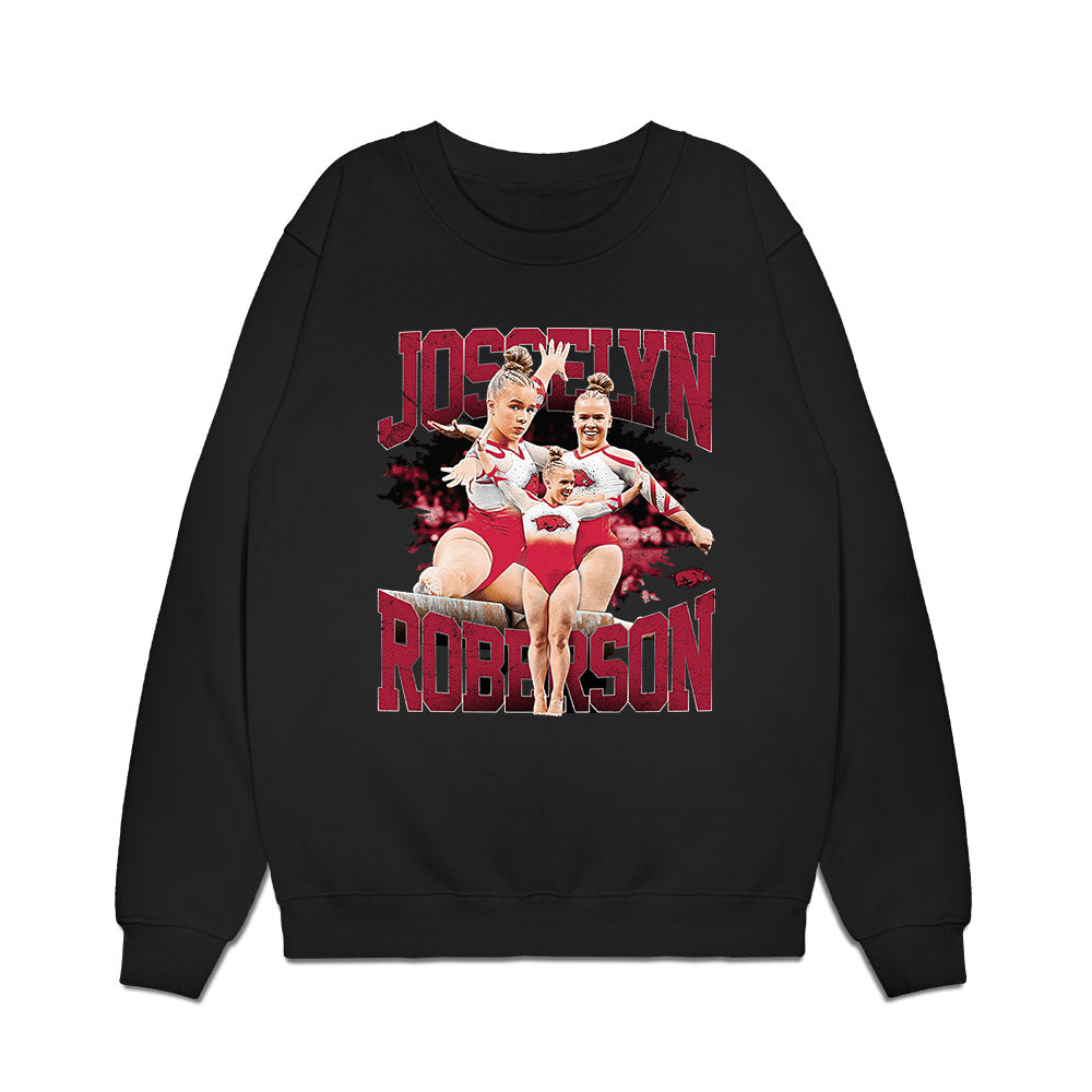Arkansas - NCAA Women's Gymnastics : Joscelyn Roberson - Premium Crewneck Sweatshirt-0