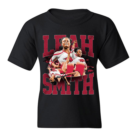 Arkansas - NCAA Women's Gymnastics : Leah Smith - Youth T-Shirt-0