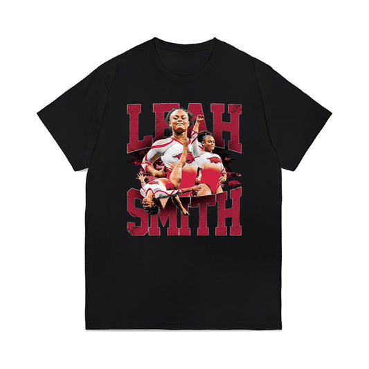 Arkansas - NCAA Women's Gymnastics : Leah Smith - Premium T-Shirt-0