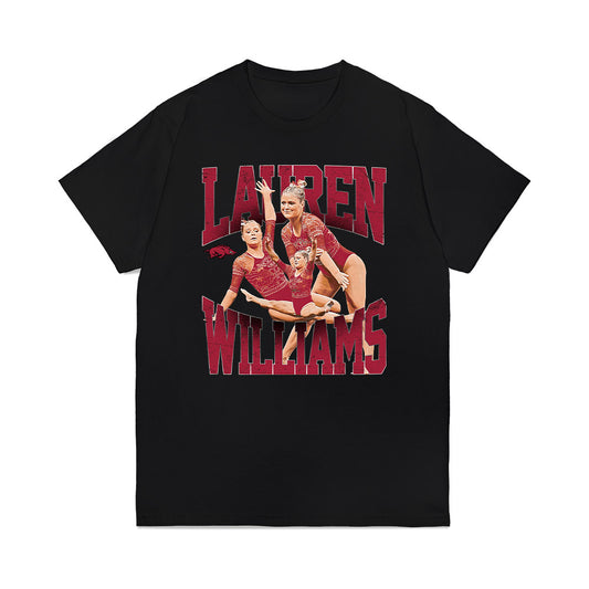 Arkansas - NCAA Women's Gymnastics : Lauren Williams - Premium T-Shirt-0