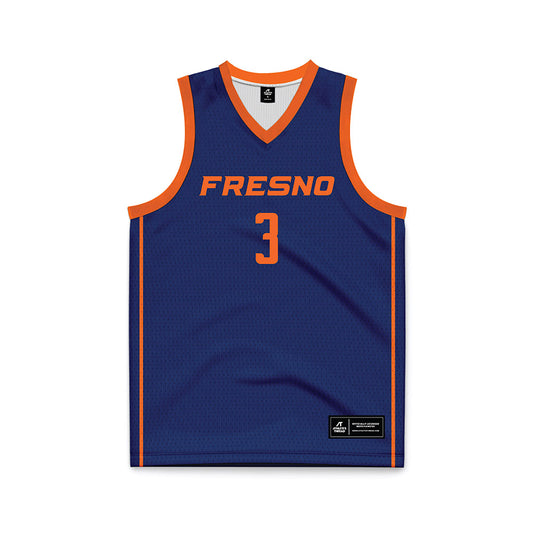 FPU - NCAA Women's Basketball : Trinity Tolbert - Navy Basketball Jersey-0