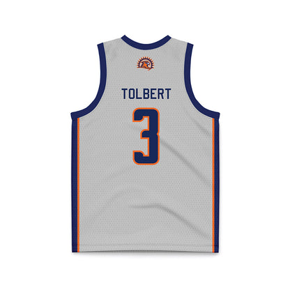 FPU - NCAA Women's Basketball : Trinity Tolbert - Light Grey Basketball Jersey-1