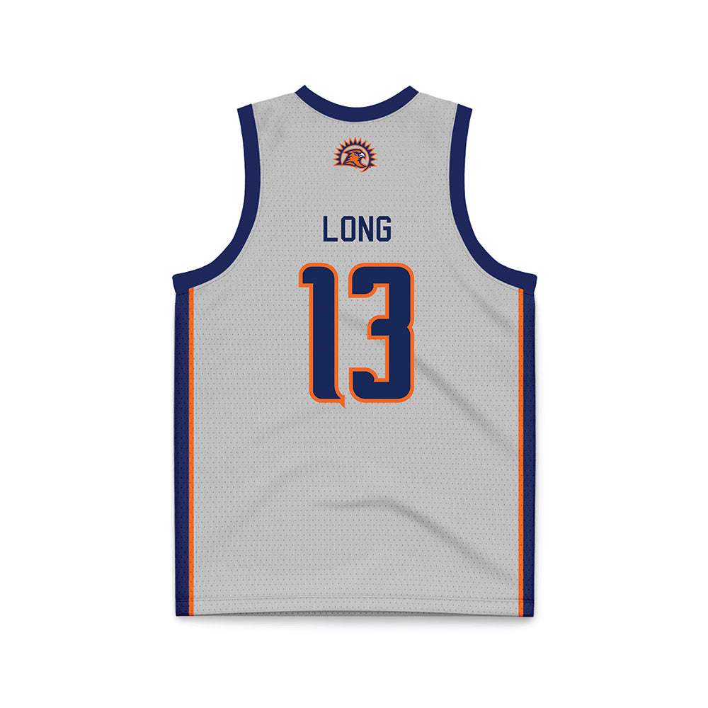 FPU - NCAA Women's Basketball : Mason Long - Light Grey Basketball Jersey-1
