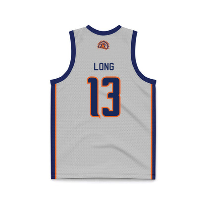 FPU - NCAA Women's Basketball : Mason Long - Light Grey Basketball Jersey-1