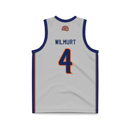 FPU - NCAA Women's Basketball : Kira Wilmurt - Light Grey Basketball Jersey-1