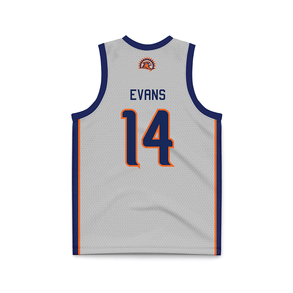 FPU - NCAA Women's Basketball : Sienna Evans - Light Grey Basketball Jersey-1