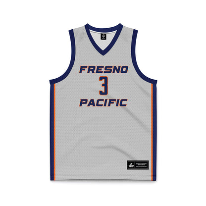FPU - NCAA Women's Basketball : Trinity Tolbert - Light Grey Basketball Jersey-0