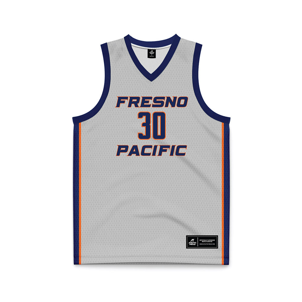 FPU - NCAA Women's Basketball : Jordyn Ybarra - Light Grey Basketball Jersey-0