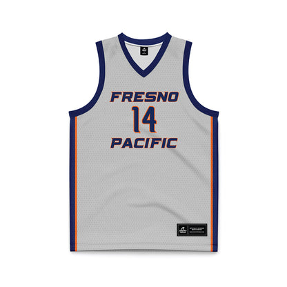 FPU - NCAA Women's Basketball : Sienna Evans - Light Grey Basketball Jersey-0