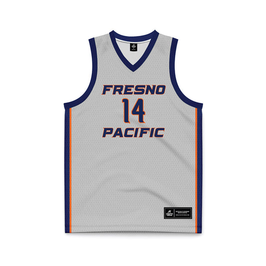 FPU - NCAA Women's Basketball : Sienna Evans - Light Grey Basketball Jersey-0