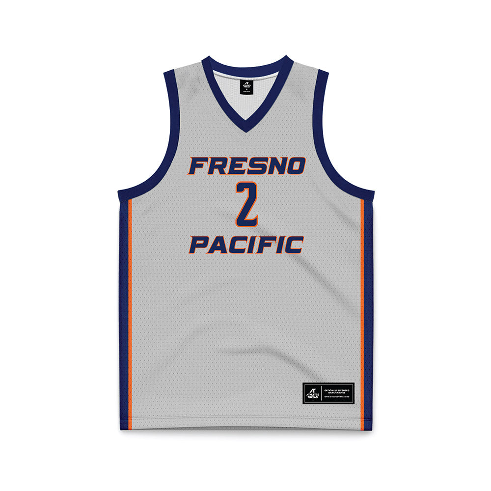 FPU - NCAA Women's Basketball : Aaliyah Seuell - Light Grey Basketball Jersey-0