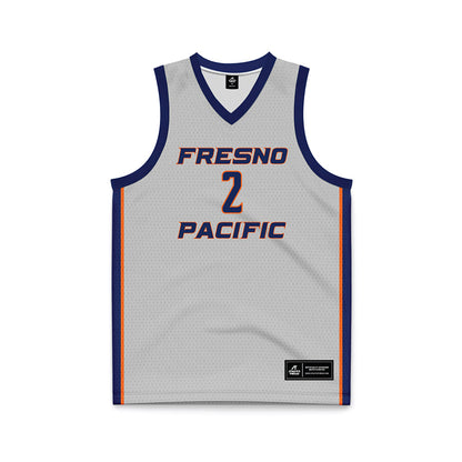 FPU - NCAA Women's Basketball : Aaliyah Seuell - Light Grey Basketball Jersey-0
