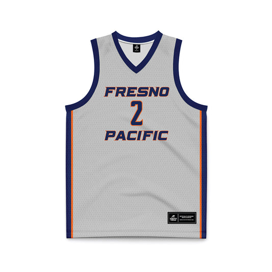 FPU - NCAA Women's Basketball : Aaliyah Seuell - Light Grey Basketball Jersey-0