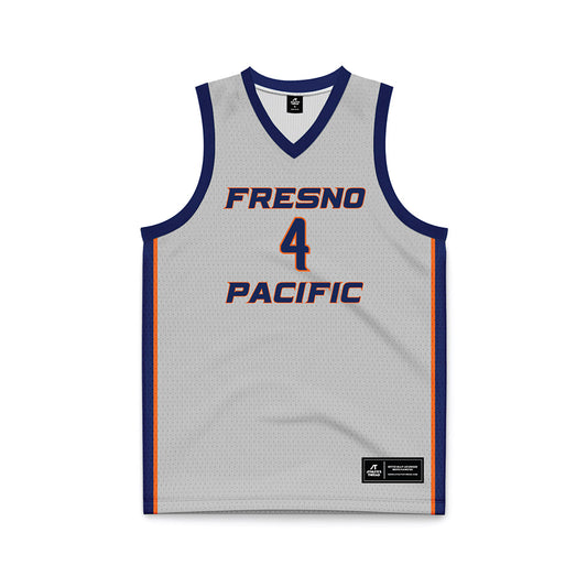 FPU - NCAA Women's Basketball : Kira Wilmurt - Light Grey Basketball Jersey-0