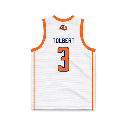 FPU - NCAA Women's Basketball : Trinity Tolbert - White Basketball Jersey-1