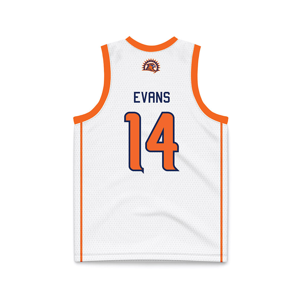FPU - NCAA Women's Basketball : Sienna Evans - White Basketball Jersey-1