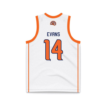 FPU - NCAA Women's Basketball : Sienna Evans - White Basketball Jersey-1