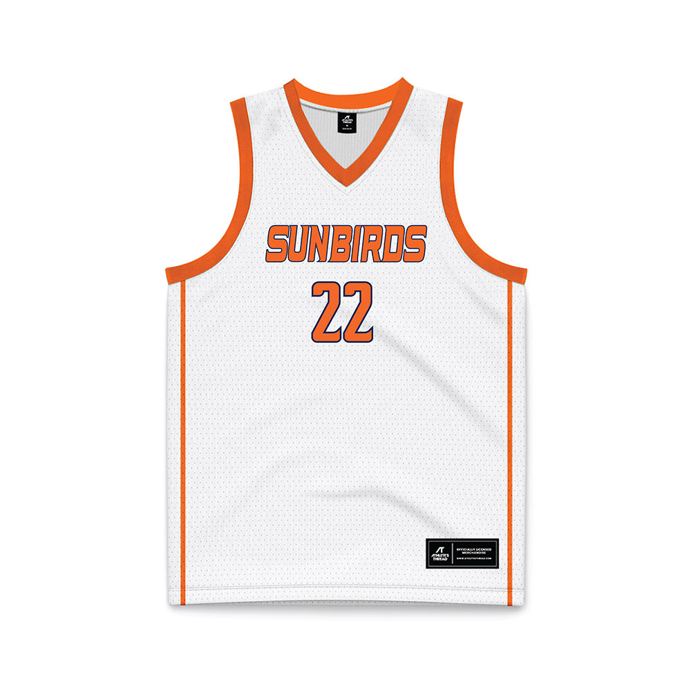 FPU - NCAA Women's Basketball : Nina Wisniewski - White Basketball Jersey-0