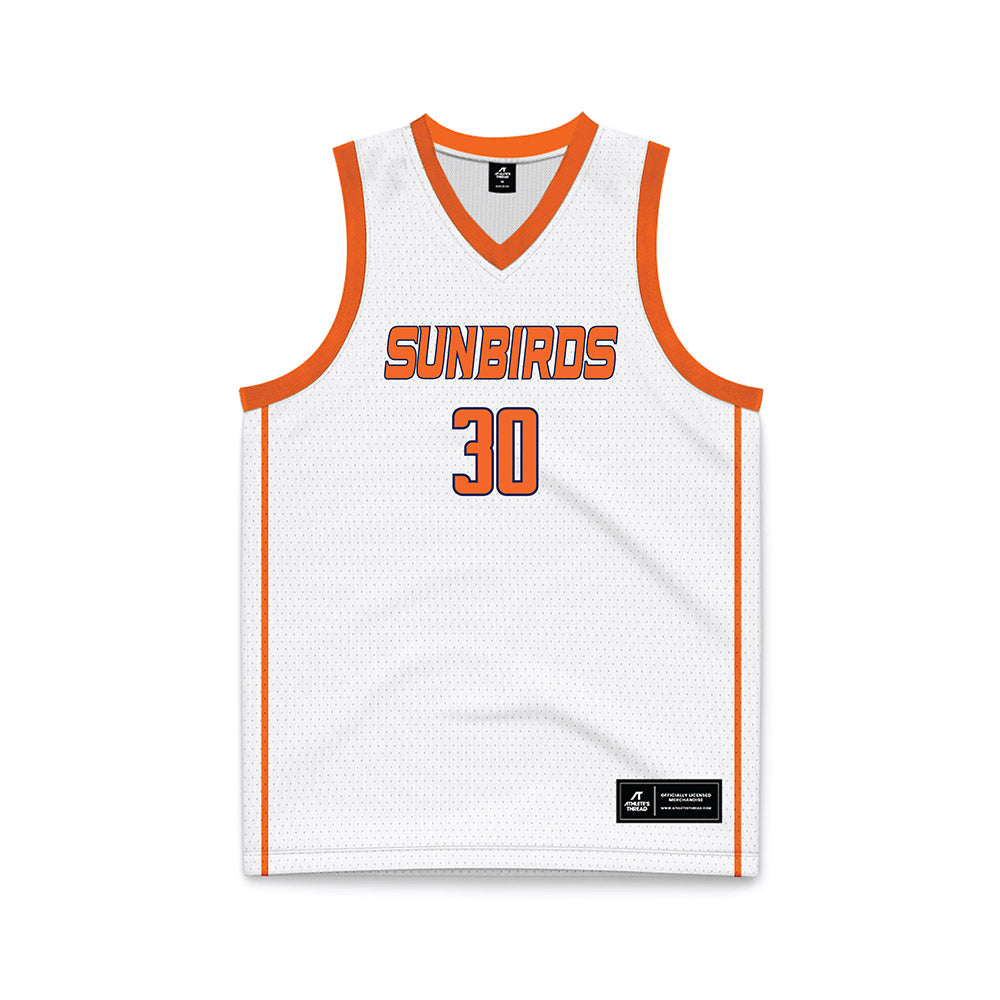 FPU - NCAA Women's Basketball : Jordyn Ybarra - White Basketball Jersey-0