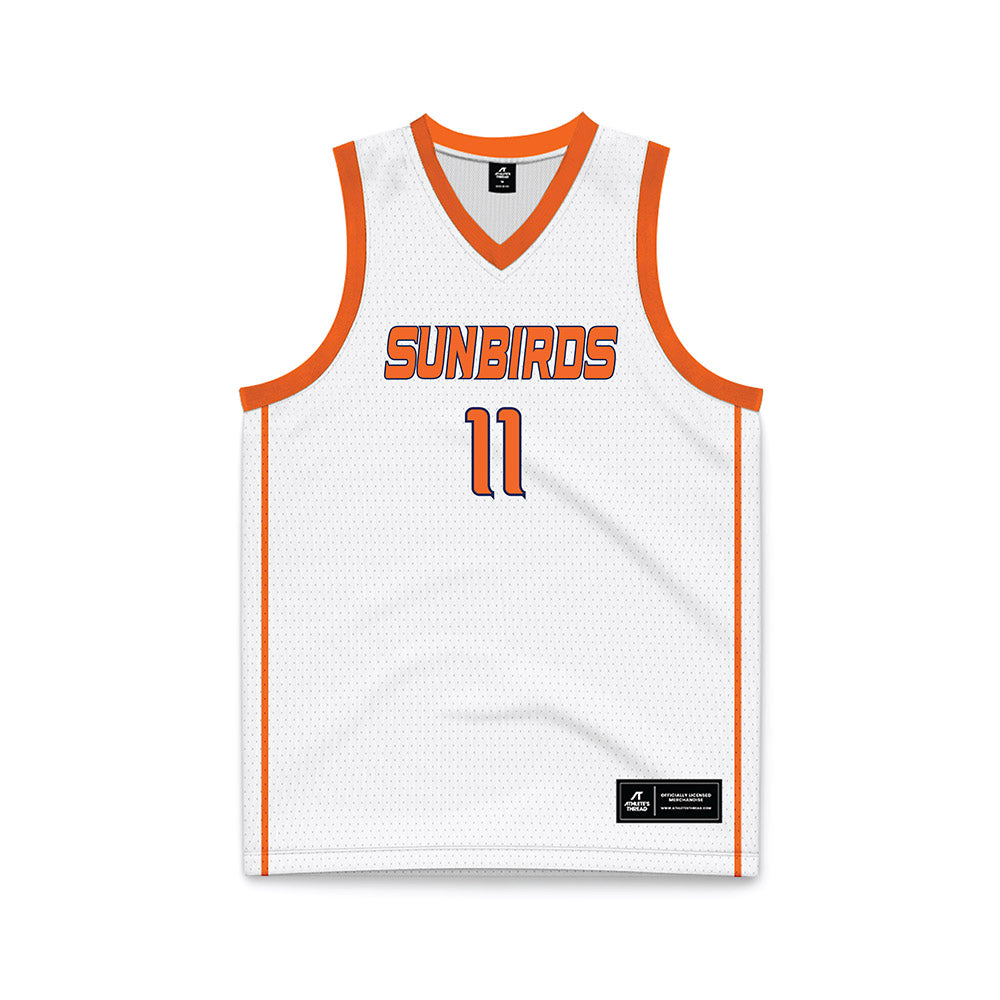 FPU - NCAA Women's Basketball : Alexa Perryman - White Basketball Jersey-0