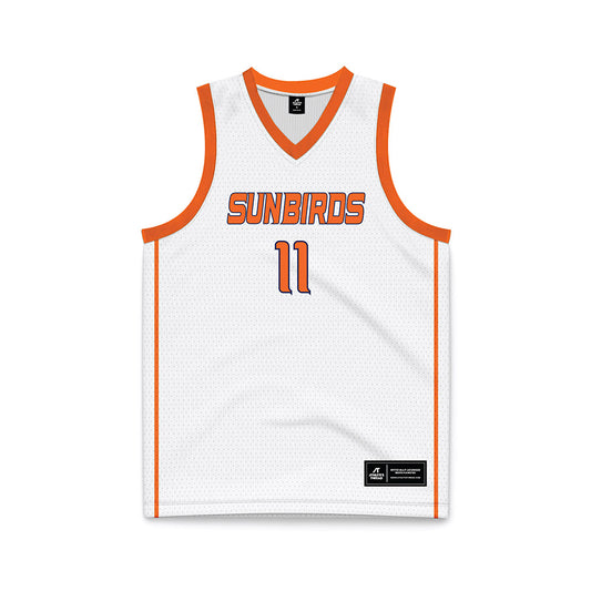 FPU - NCAA Women's Basketball : Alexa Perryman - White Basketball Jersey-0