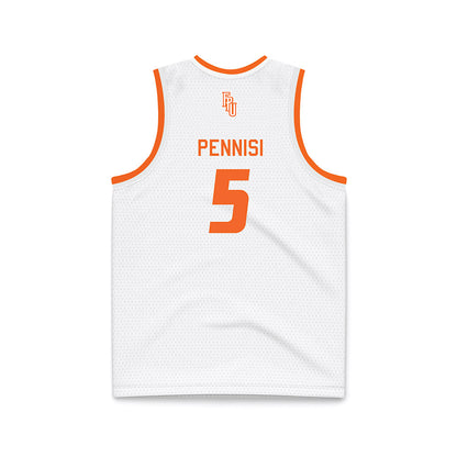 FPU - NCAA Men's Basketball : Harrison Pennisi - White Basketball Jersey-1