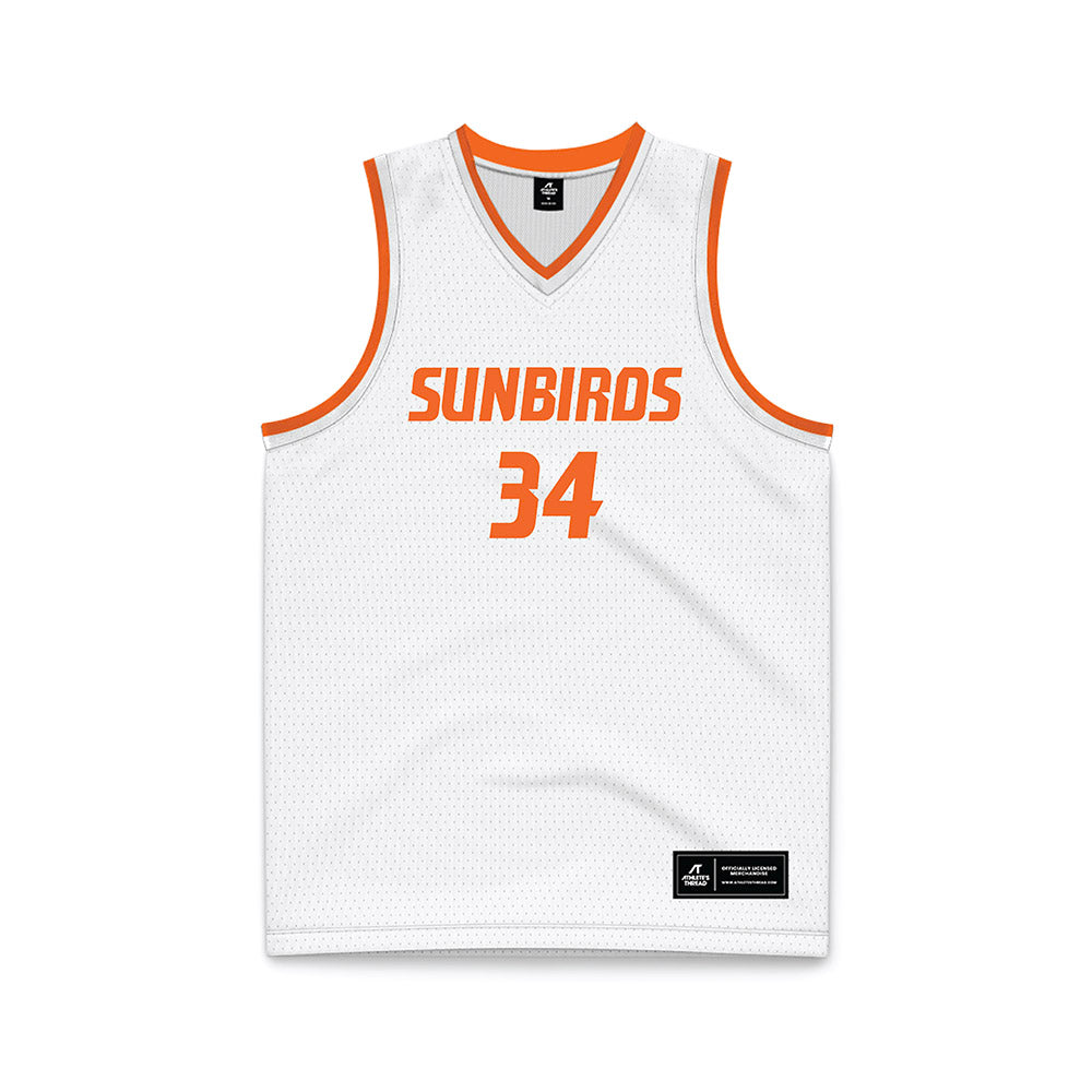 FPU - NCAA Men's Basketball : Logan Kilbert - White Basketball Jersey-0