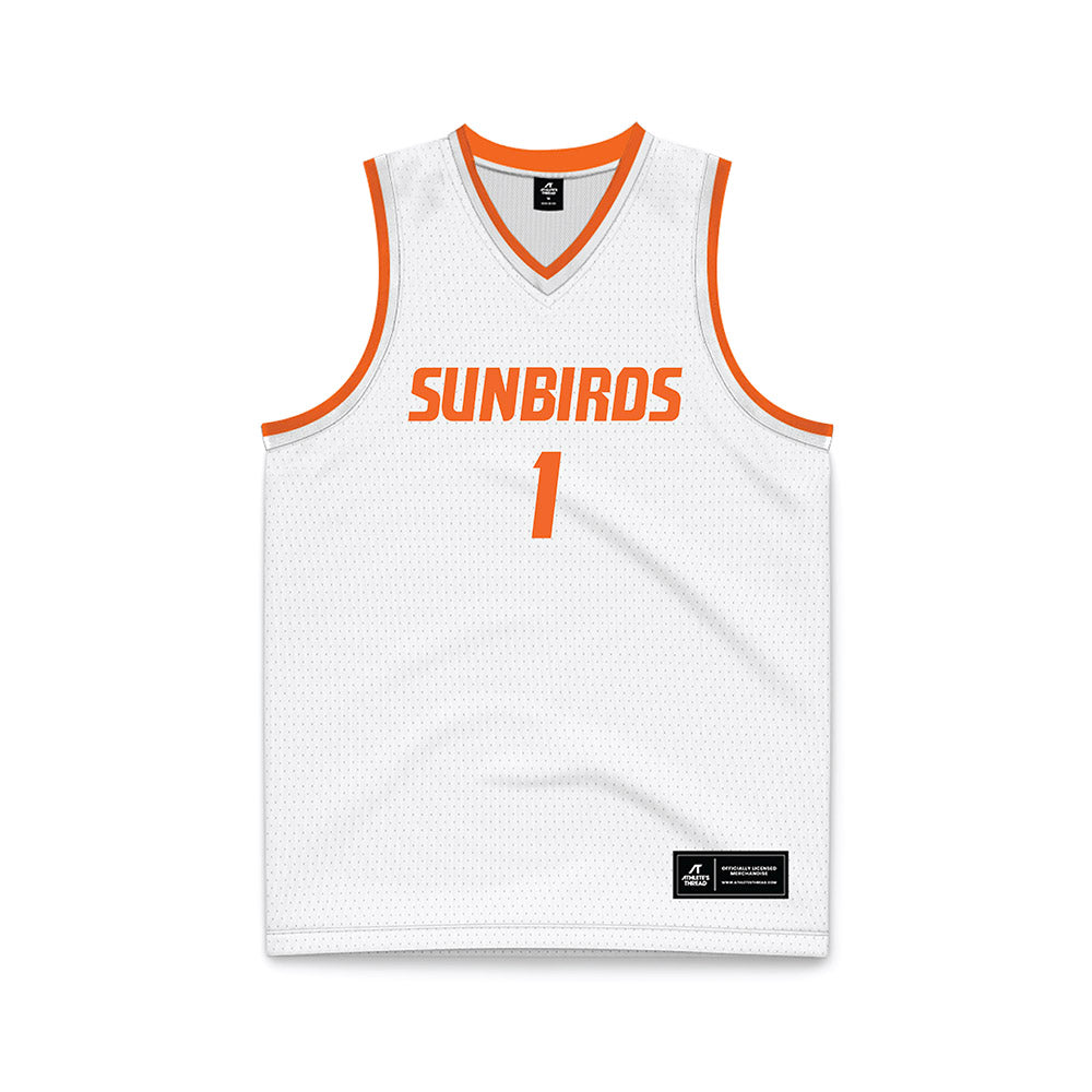 FPU - NCAA Men's Basketball : Gabriel Quiette - White Basketball Jersey-0