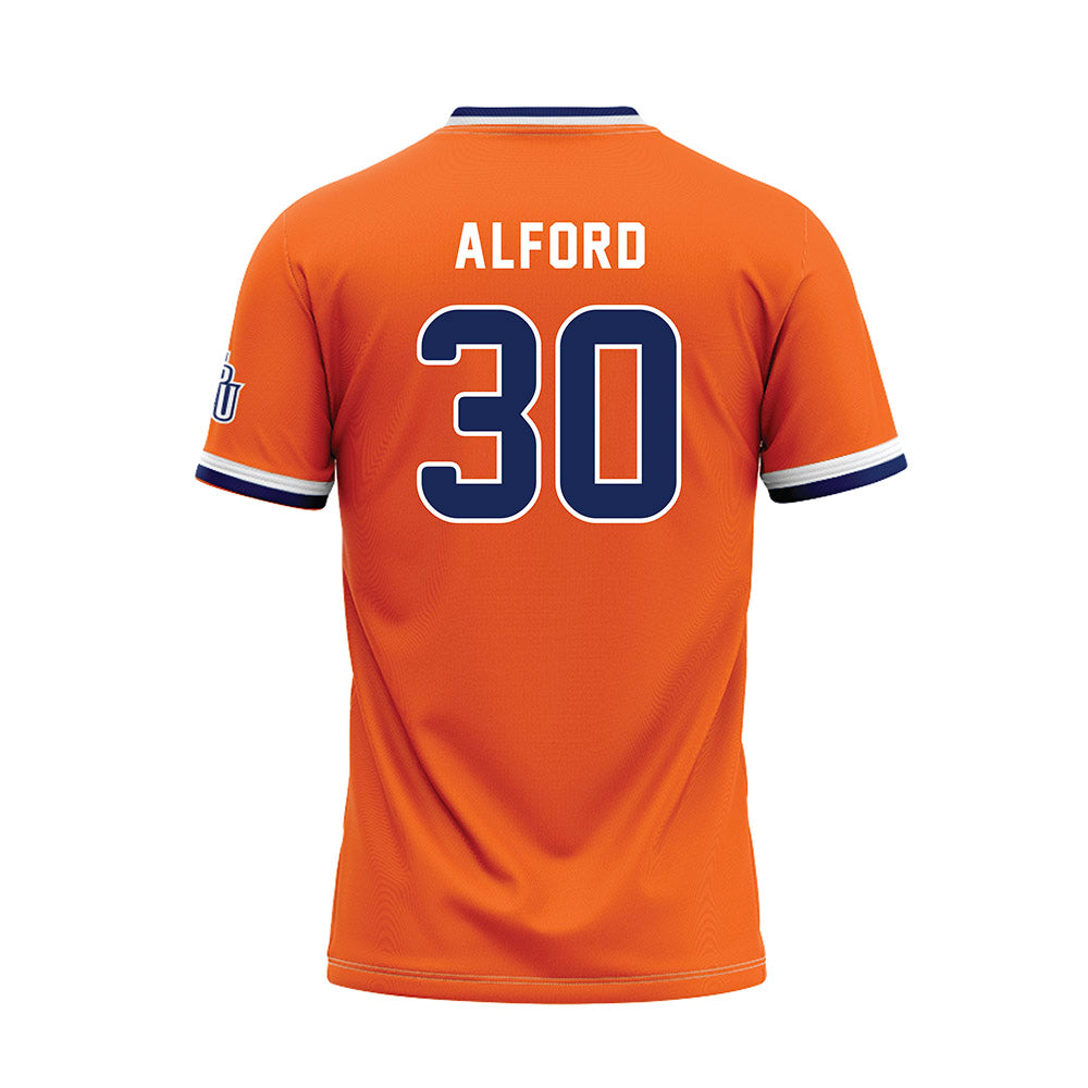 FPU - NCAA Baseball : Dalton Alford - Orange Baseball Jersey-1