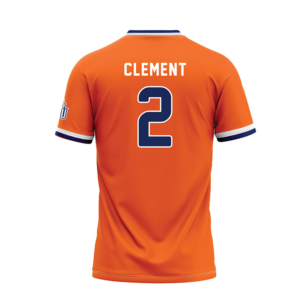FPU - NCAA Baseball : Chris Clement - Orange Baseball Jersey-1