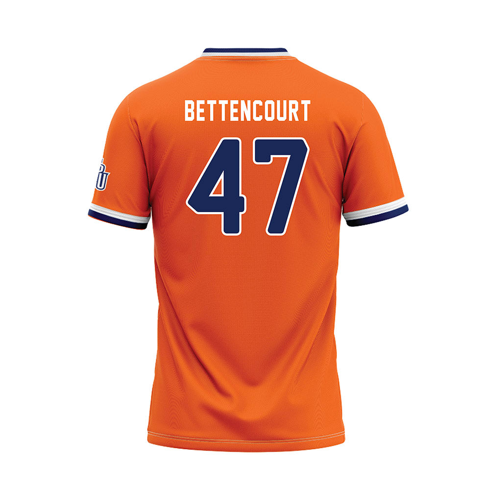 FPU - NCAA Baseball : Matt Bettencourt - Orange Baseball Jersey-1
