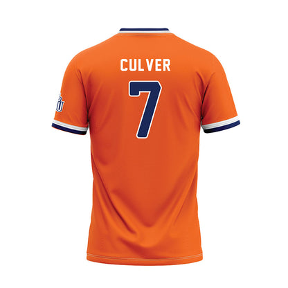 FPU - NCAA Baseball : Timothy Culver - Orange Baseball Jersey-1