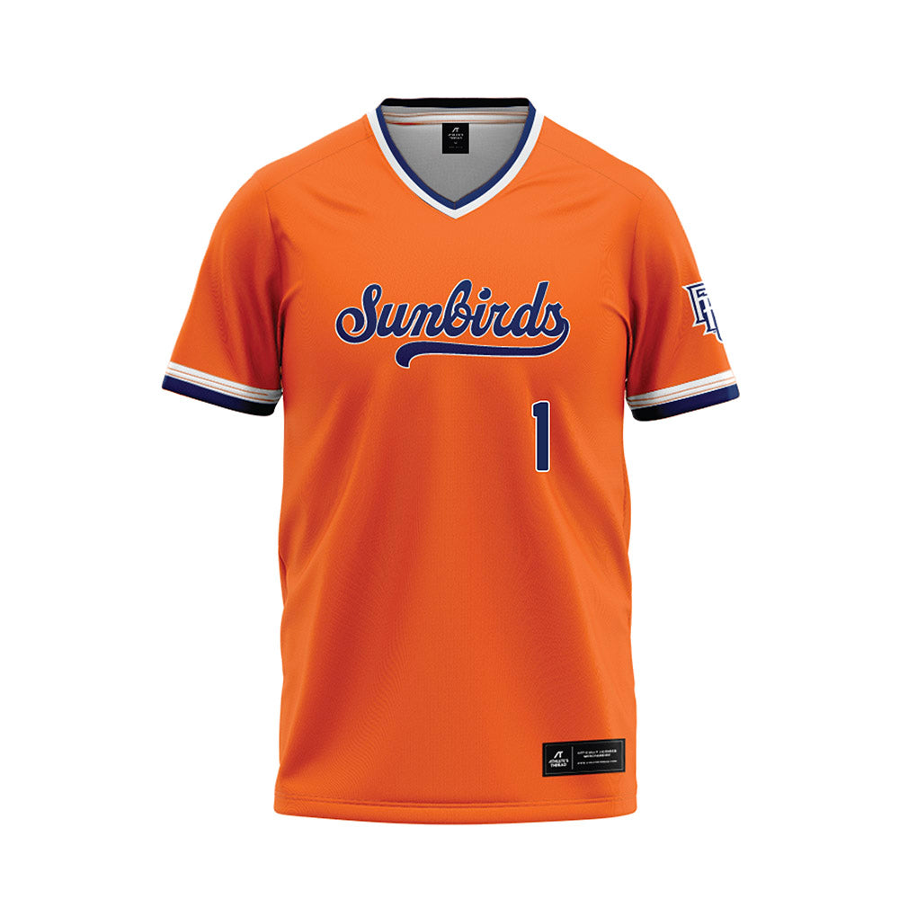 FPU - NCAA Baseball : Tejean Smith - Orange Baseball Jersey-0