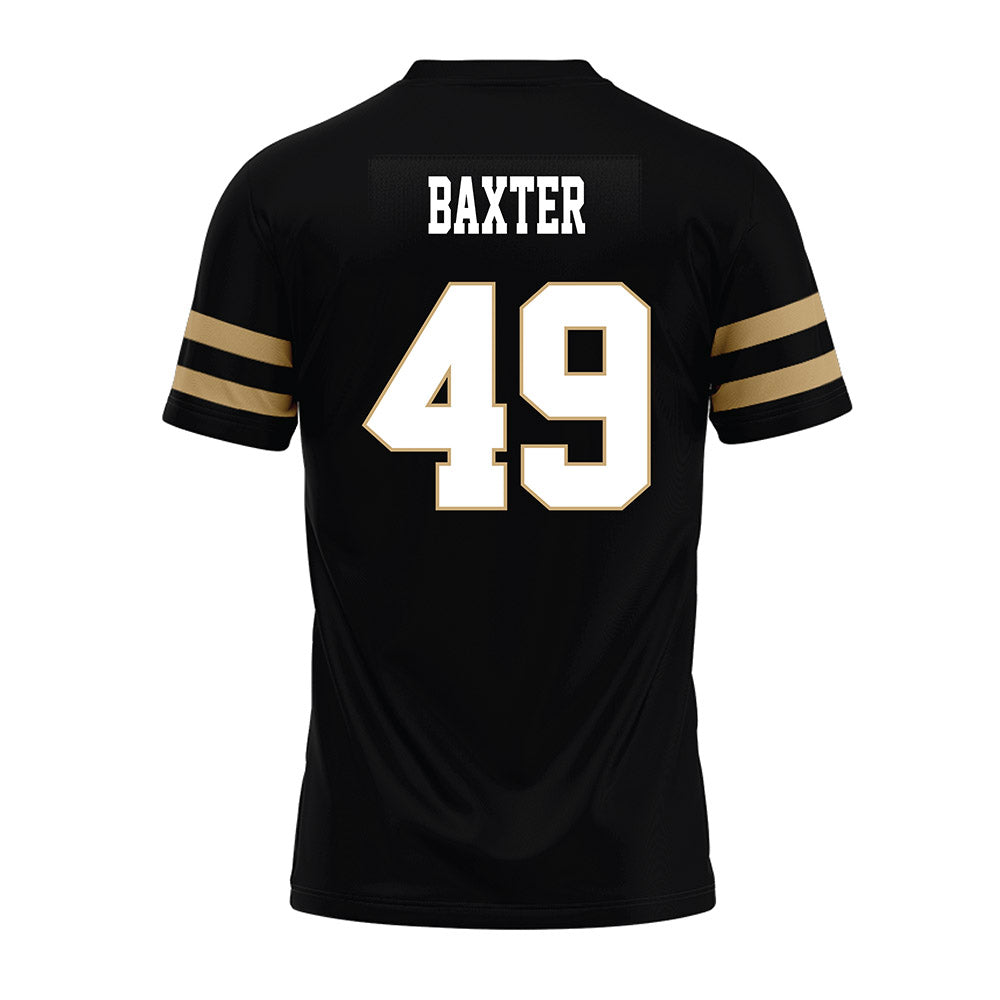 Anderson - NCAA Football : Derrick Baxter - Black Premium Football Jersey-1