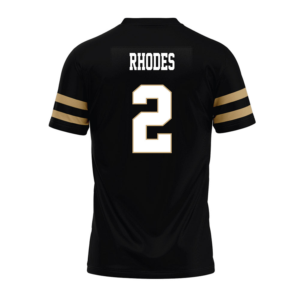 Anderson - NCAA Football : Isaiah Rhodes - Black Premium Football Jersey-1