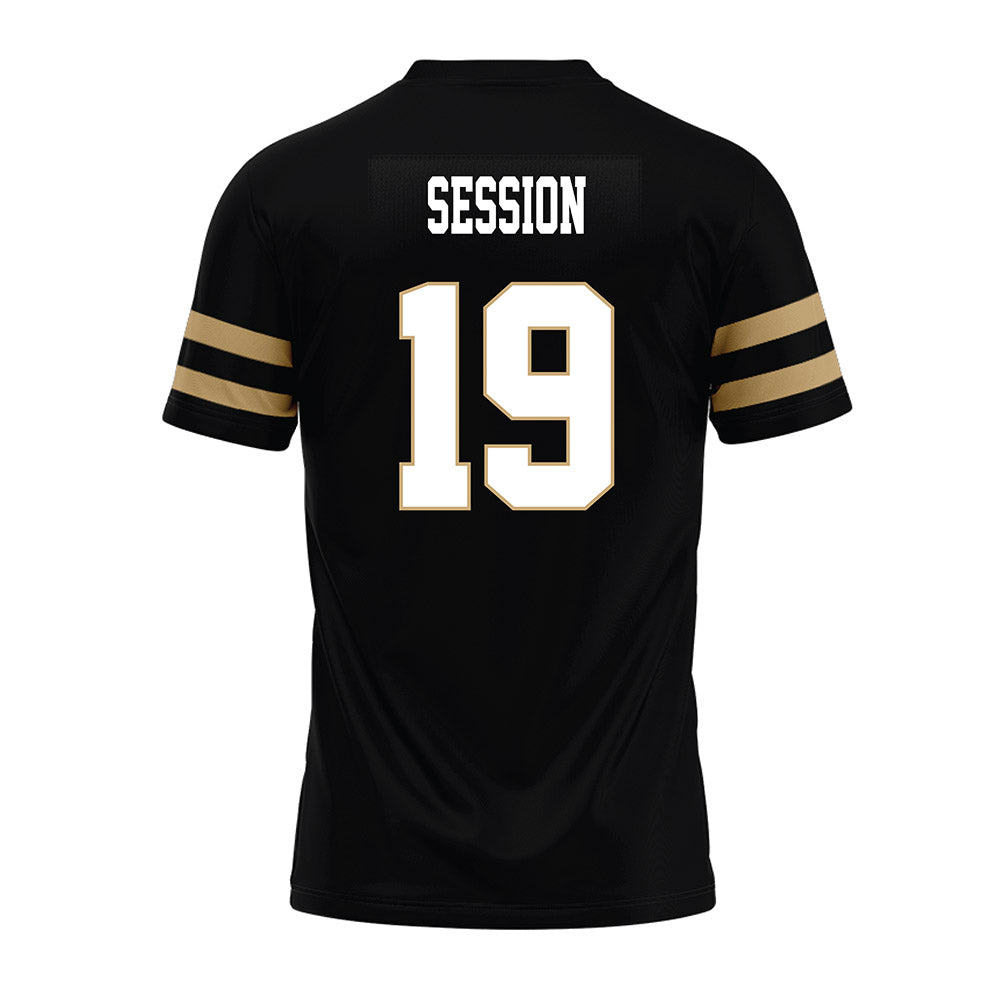 Anderson - NCAA Football : Titus Session - Black Premium Football Jersey-1