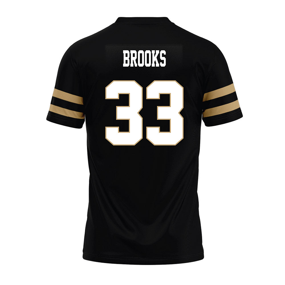 Anderson - NCAA Football : Ziere Brooks - Black Premium Football Jersey-1