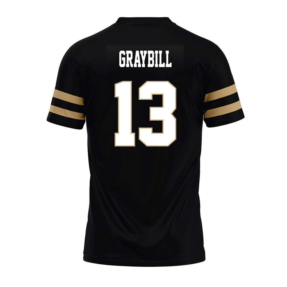 Anderson - NCAA Football : Anthony Graybill - Black Premium Football Jersey-1
