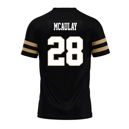 Anderson - NCAA Football : Matthew McAulay - Black Premium Football Jersey-1
