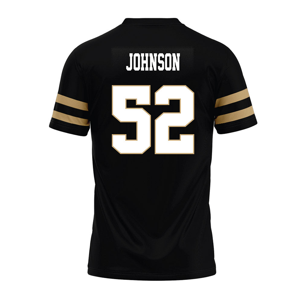 Anderson - NCAA Football : Cam Johnson - Black Premium Football Jersey-1