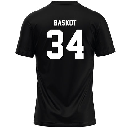 Anderson - NCAA Men's Lacrosse : Nikko Baskot - Black Lacrosse Jersey -1