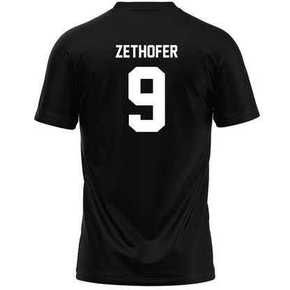 Anderson - NCAA Men's Lacrosse : Jonas Zethofer - Black Lacrosse Jersey -1