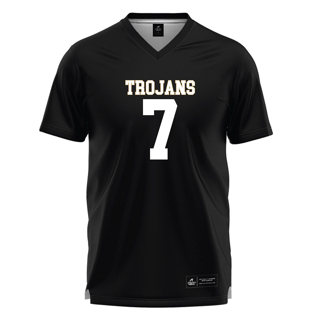 Anderson - NCAA Men's Lacrosse : Brodie Deutsch - Black Lacrosse Jersey -0