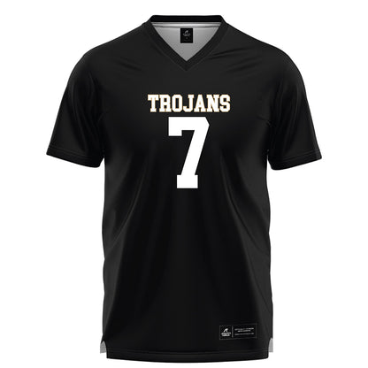 Anderson - NCAA Men's Lacrosse : Brodie Deutsch - Black Lacrosse Jersey -0