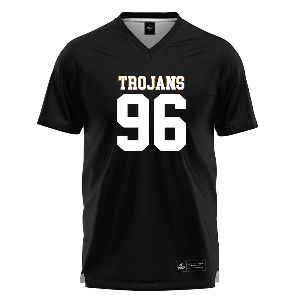 Anderson - NCAA Men's Lacrosse : Paul Merkel - Black Lacrosse Jersey -0