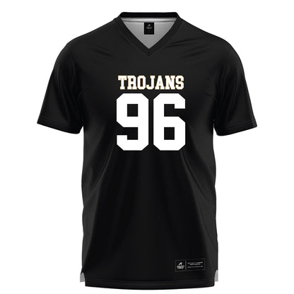 Anderson - NCAA Men's Lacrosse : Paul Merkel - Black Lacrosse Jersey -0