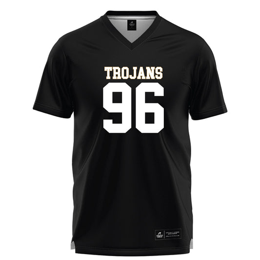 Anderson - NCAA Men's Lacrosse : Paul Merkel - Black Lacrosse Jersey -0