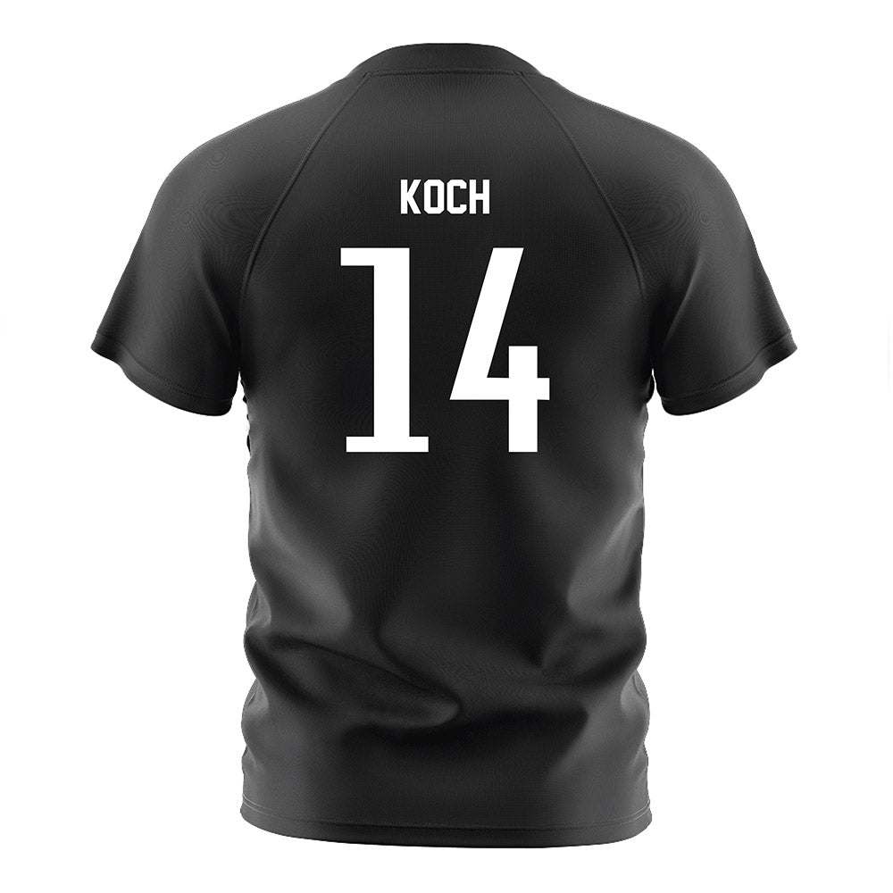 Anderson - NCAA Men's Soccer : Joachim Koch - Black Soccer Jersey-1